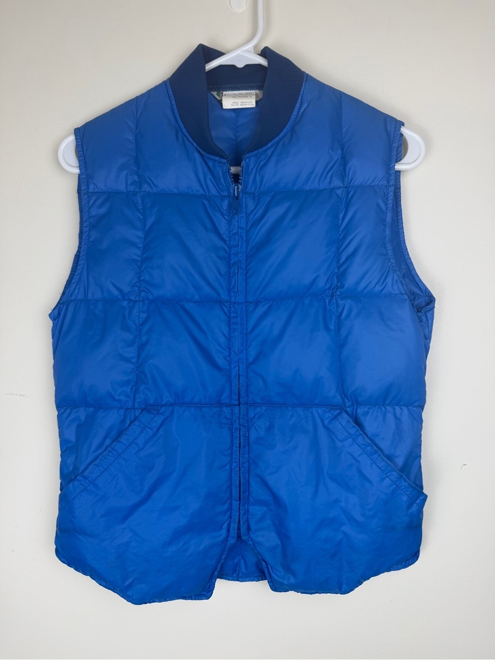 Vintage REI Co-op Blue Goose Down Nylon Puffer Vest
